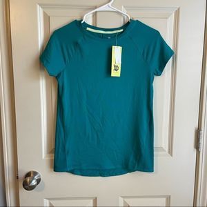 All in Motion Girls' Teal Workout Shirt